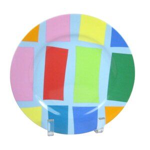 Swid Powell Gene Meyer Stripes Porcelain Ceramic Salad Plate Thailand